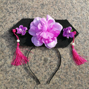 古装发饰皇后古代清朝旗头发箍还珠格格帽子头饰宫廷儿童1人付款20