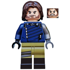 lego 乐高 超级英雄 人仔 冬兵 巴恩斯 col337 含武器 5005256