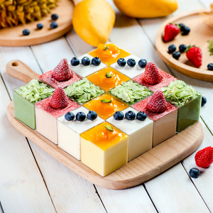 法滋蛋糕克里丝塔法国动物奶油多拼多口味生日蛋糕聚会蛋糕青岛