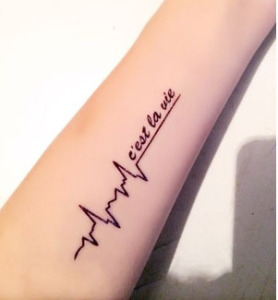 纹身贴字母英文创意