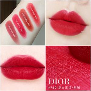 dior迪奥烈艳蓝金丝绒口红 760 favorite 复古正红女团色桃红显白