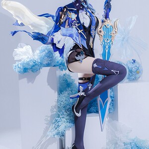nounh 原神cos优菈尤拉冰系大剑御姐cosplay服装动漫游戏全套女