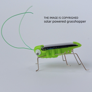 闲着无聊了 送ta太阳能仿真蚂蚱玩!新奇创意小玩具生日礼物