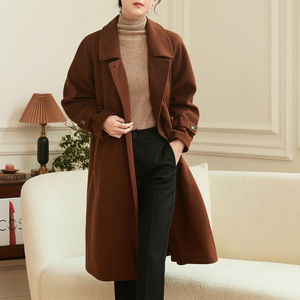 羊绒大衣女焦糖