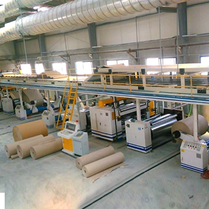30年厂家直销出口中高速三五七层瓦楞纸板成型生产线包装机械设备