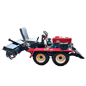 新款四驱微耕机小型柴油犁地机翻土机农用开沟机耕地机家用旋耕机