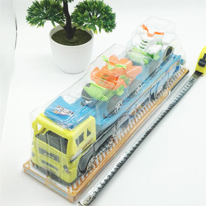 T048A超级运输车套装+5起玩具车卡车汽车模型 小商品批發百货