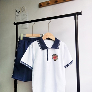 绮雅婷惠州市惠城区金裕小学学校夏季校服短袖短裤班服男学生套装