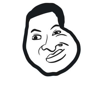 沙雕头像黑白线条极简风恶搞情侣闺蜜宠物设计画定制二次元手绘