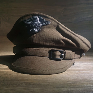 帽子男士春秋复古阿瑟海军船长帽遮阳帽短檐鸭舌德式舰艇哈雷机车