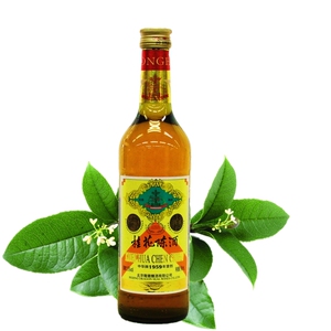 龙徽中华牌桂花陈酒750ml甜葡萄酒 北京特产桂花露酒 正品包邮