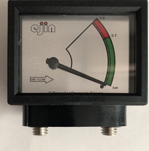 原装专利压缩空气净化过滤器ejin压差表 ne2-28压差表压差计