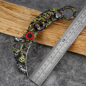 个性虎爪刀合法防身刀鹰爪子刀小刀迷你户外军工刚刀冷兵器冷兵器