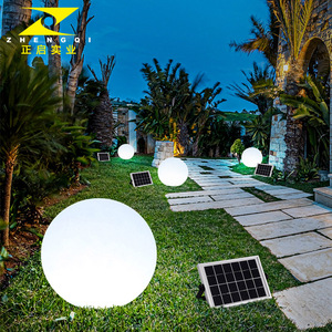 户外太阳能圆球灯庭院草坪球灯网红智能景观灯现代简约装饰球形灯