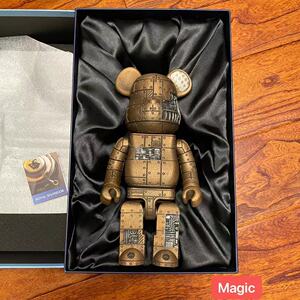 bearbrick 雪兰莪 蒸汽朋克机械锡熊 royal selangor 400 积木熊