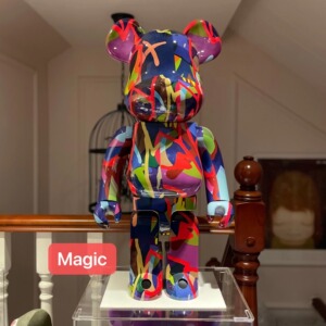 bearbrick kaws tension 日本东京展会限定 1000% 积木熊 公仔