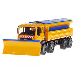 凯迪威合金铲雪车儿童玩具运输车仿真男孩除雪车清扫车工程车模型