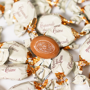 法国传统特色诺曼底新鲜奶油海盐焦糖太妃糖硬糖200g口感柔滑浓郁