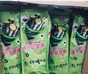 2023新品华糖孙悟空海苔谷物棒240g*2袋海苔蛋卷花色型膨化零食