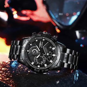 钢铁手表男士卡x机械防水钢带华强北名牌次欧夜光款防水之心学生