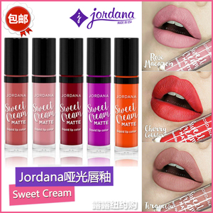美国Jordana Sweet Cream Matte哑光唇釉 哑光口红 开架彩妆 包邮