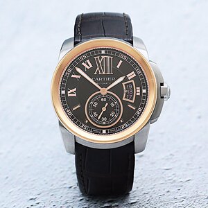 卡地亚金表男士
