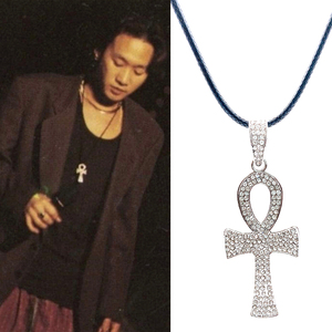 黄家驹beyond同款生命钥匙十字架项链蛇骨链演唱会纪念品毛衣链