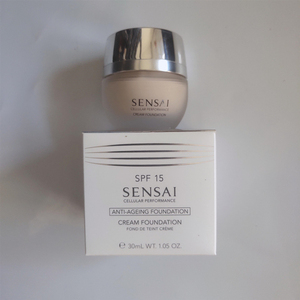 0014人付款淘宝日本嘉娜宝sensai丝光溢彩粉霜遮瑕持久奶油肌粉底霜cf