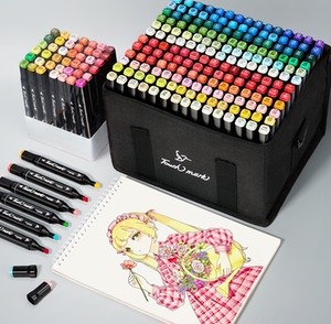 批发touch马克笔三代双头酒精油性touch raven套装软头酒精含比6%