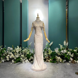 租赁出售 新款晚礼服婚纱主持服明星同款高定重工年会走秀演出服