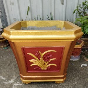 水泥花盆模具自制大号特大混泥土欧式盆景盆加厚塑料模子底部灌浆