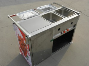 炸鸡柳臭豆腐炸串小吃车不锈钢手推车美食车多功能餐车摆摊车推荐