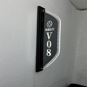 高档定制酒店宾馆门牌led发光门牌号会所包厢民宿餐厅ktv标识定做