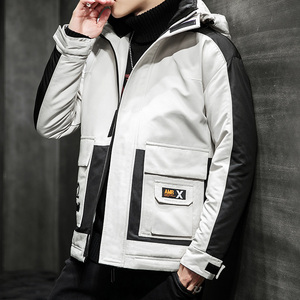 50巴登狮旗舰店天猫朴术男装春季新款工装休闲夹克港风潮流连帽大码