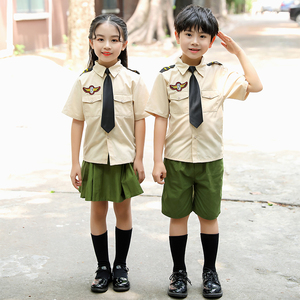 童子军夏令营童军制服搭配夏令营服野营六一儿童表演服装演出服