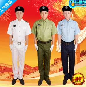 成人海军男女款军人制服军礼服仪仗队服装白绿色军装海军风表演服