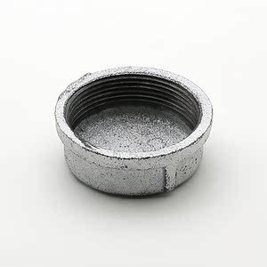 镀锌管帽4分6分1寸2寸内丝堵头封头dn50闷盖螺纹丝扣铸铁堵帽6580