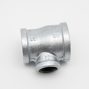 镀锌侧大三通变径丝接喷淋管件消防异径三通接头1520253240506580