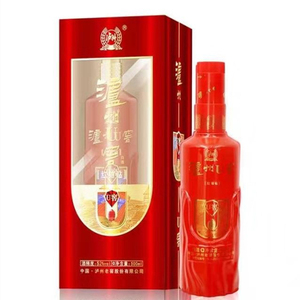 泸州老窖股份52度u窖红500ml*1礼盒白酒瓶装婚宴酒