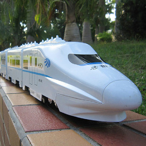 小火车音乐讲故事宝宝2一岁1电动万向男孩和谐号火车玩具动车模型