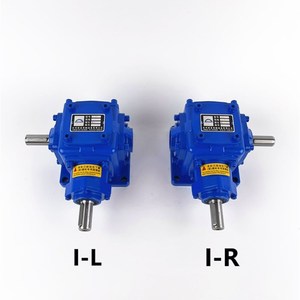 螺旋伞齿轮转向器 船用 90度直角t型斜锥齿轮箱  十字传动换向器