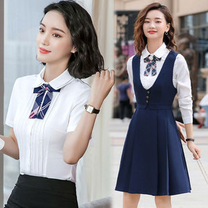 夏季幼儿园教师园服早教老师工装制服连衣裙套装女教育培训工作服