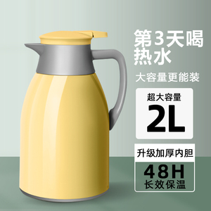 保温水壶小小型家用热水瓶大容量暖水壶玻璃内胆保温壶便携暖壶杯