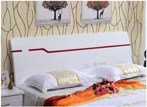 新款双人靠背简约烤漆板式床头儿童单人床头板2米