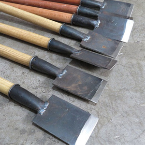 锰钢小铲子8cm带木柄 铲水泥地面清洁工地加长铲刀铁铲子迷你铲.