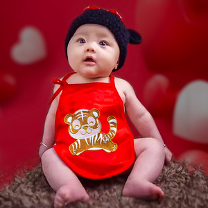 婴儿红肚兜