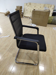 家用办公椅网布职员会议椅学生宿舍弓形椅麻将椅子电脑椅固定扶手