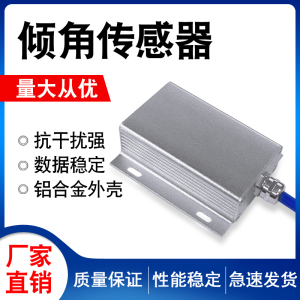 485双轴倾角计测斜仪倾斜水平位移高精度倾斜角度沉降测量传感器