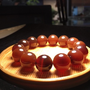 6手串手链33.9天然缅甸琥珀