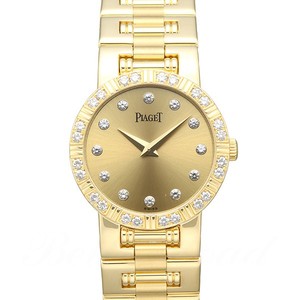 伯爵/piaget dancer 18k黄金 钻圈 石英女表 99新151486